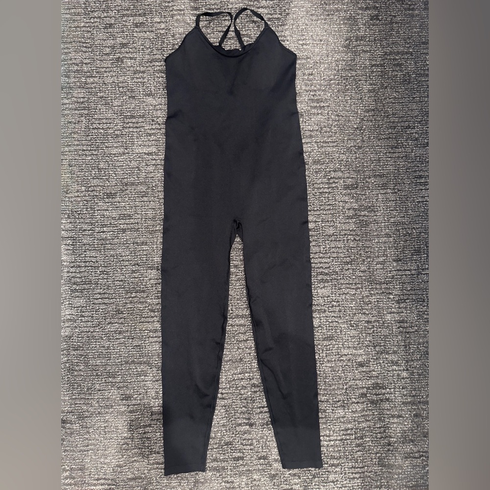 PINK Victoria's Secret Black Jumpsuit Onsie. Medium